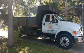Parlament roofing truck on site