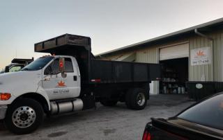 Parlament roofing truck