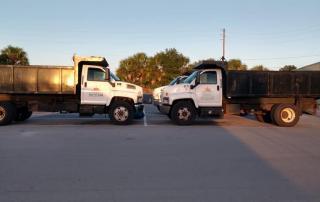 Parlament roofing trucks